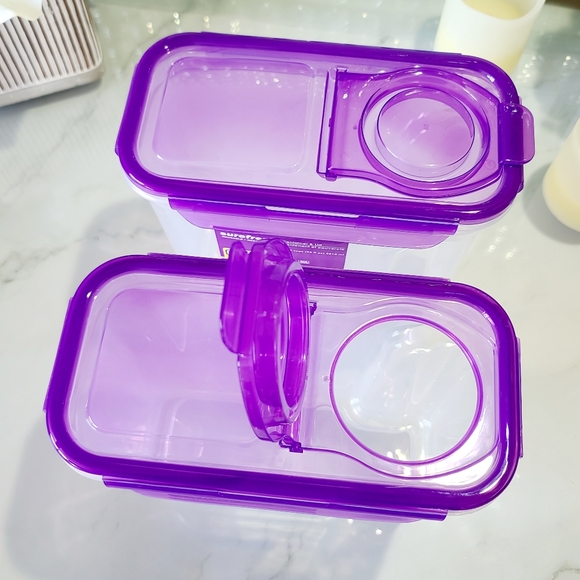 2 Pc Set - Surefresh Cereal Keeper + Lid - Picture 9 of 9